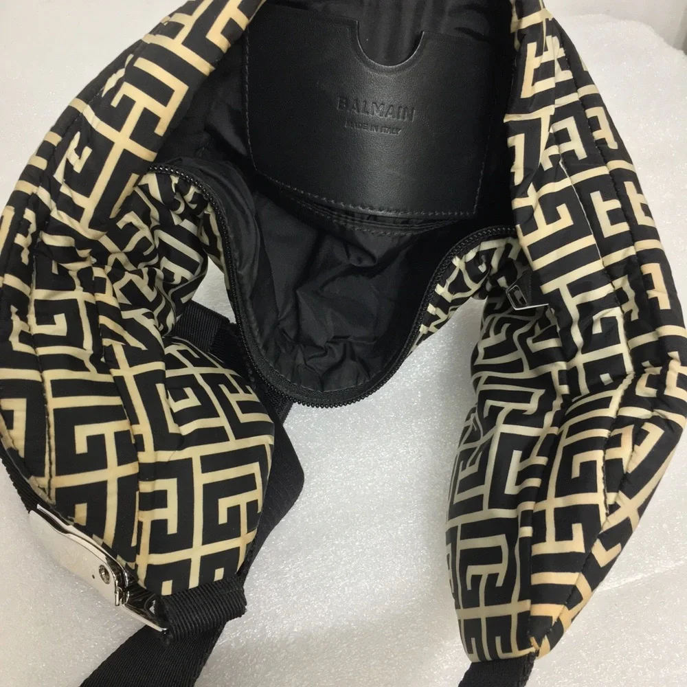 Balmain Nylon Monogram Belt Bag - Picture 13 of 14